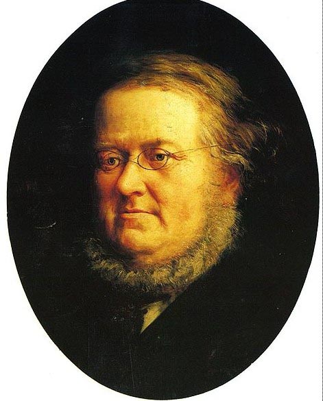 Portrait of norwegian author Peter Christen Asbjornsen